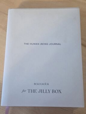 The Human Being Journal for The Jilly Box - White with Pink Ribbon